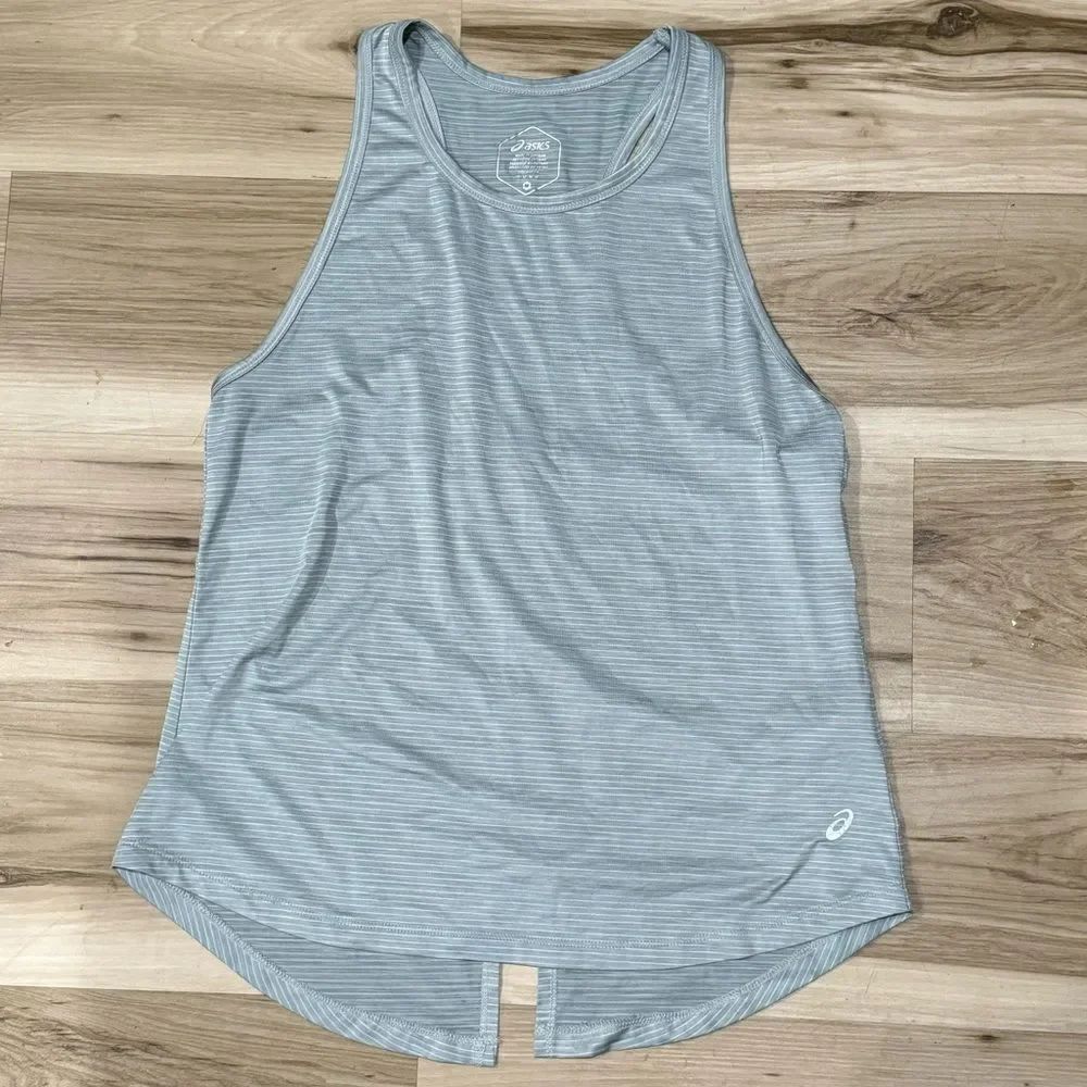 Asics Grey Open Back Tank Top Women’s Medium